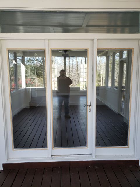 Residential sliding patio door glass by Battlefield Glass